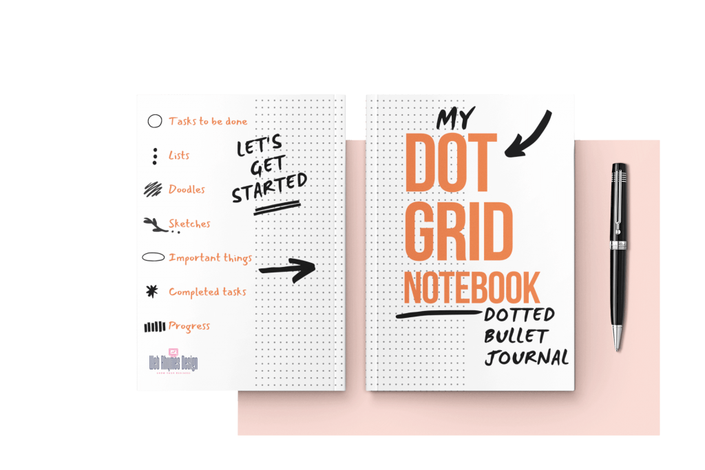 My dot grid notebook dotted bullet journal