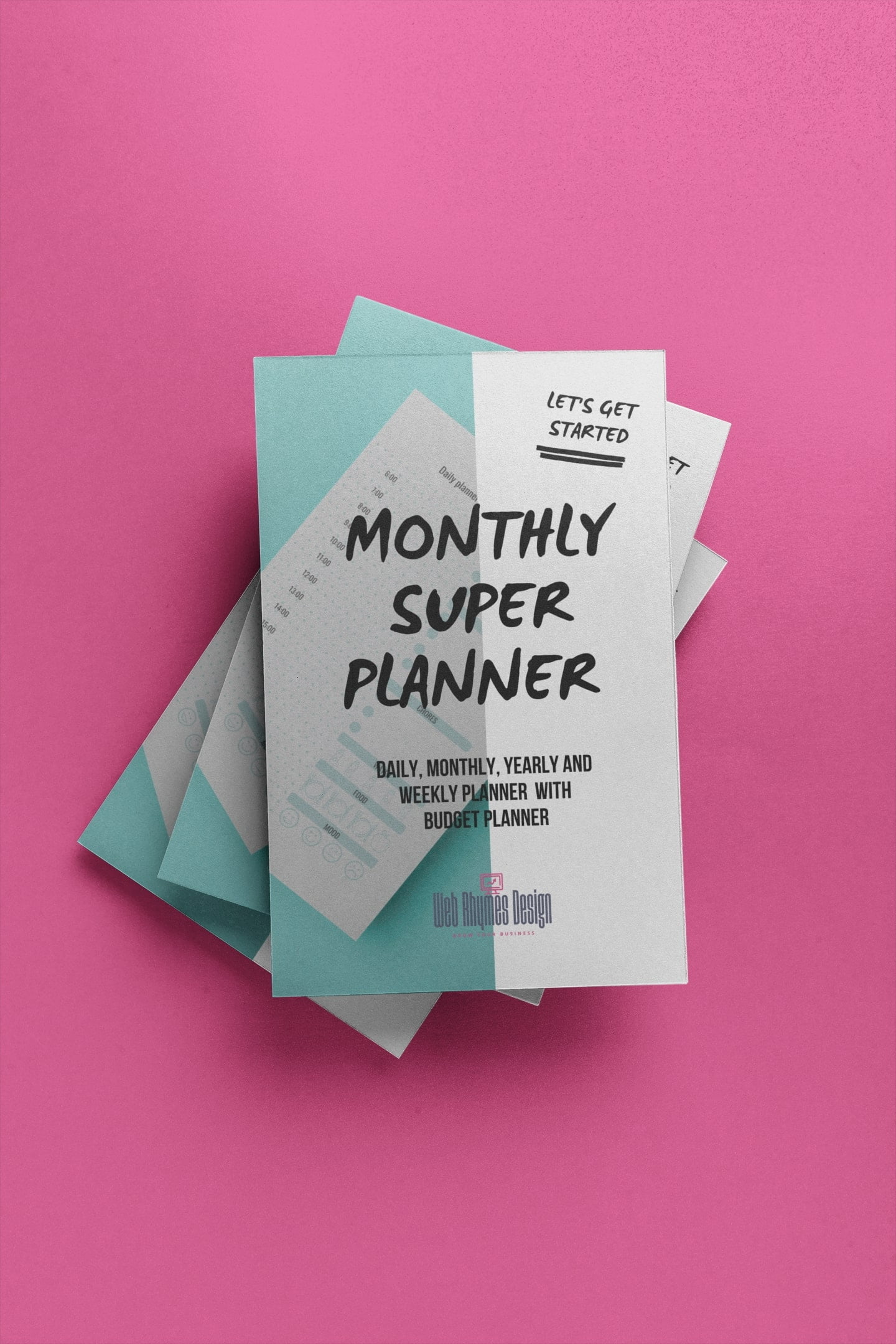 MONTHLY PLANNER WEB RHYMES DESIGN