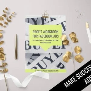 Profit workbook for Facebook ads make successful ads