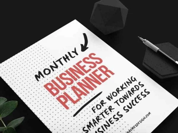 PRINTABLE MONTHLY BUSINESS PLANNER