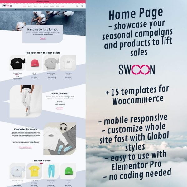 All in One Woocommerce Template Kit